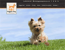 Tablet Screenshot of diggitydogplayhouse.com